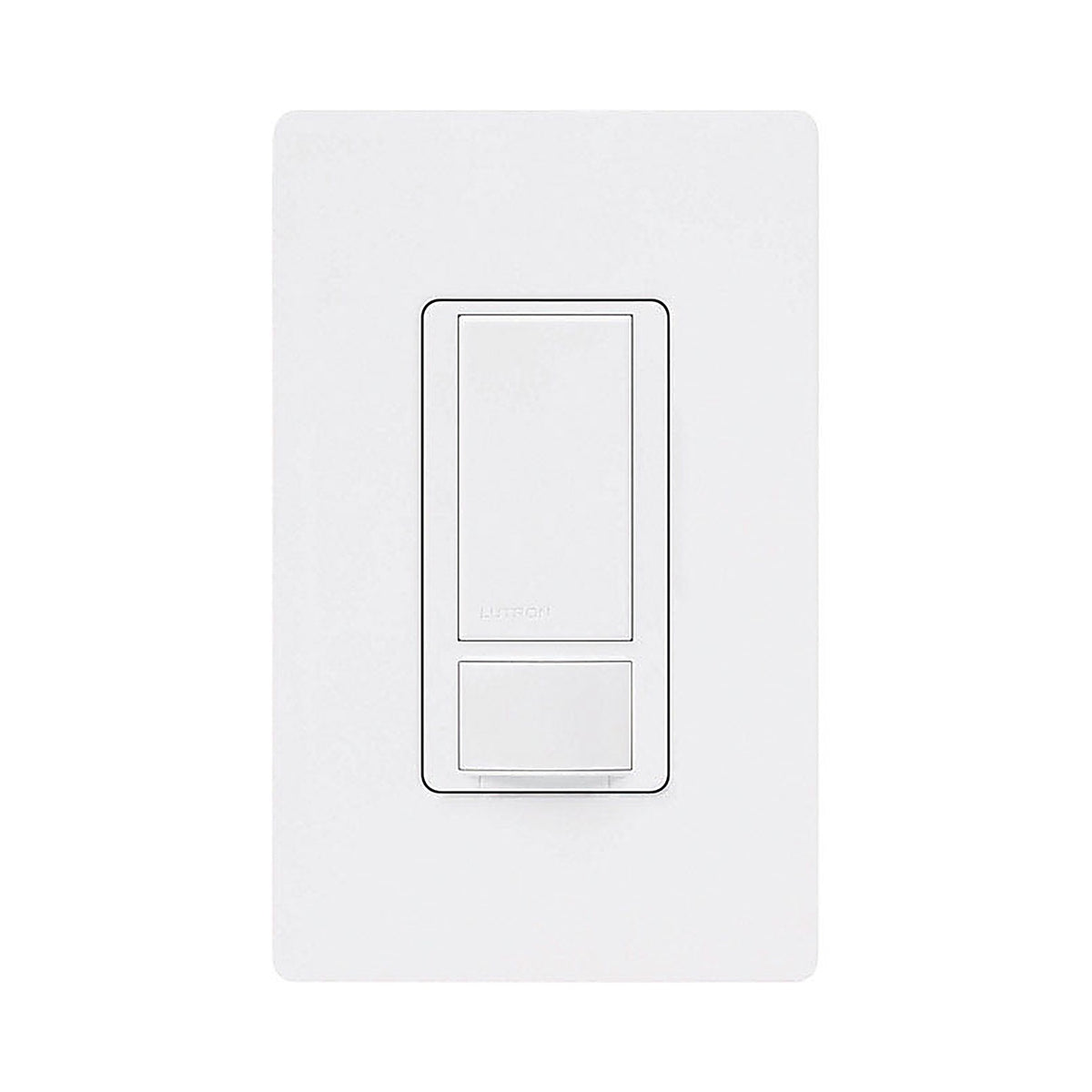 Lutron MS-OPS5MH-WH Maestro Occupancy Single pole Motion Sensor Triple Combination Switch White 1/Pack