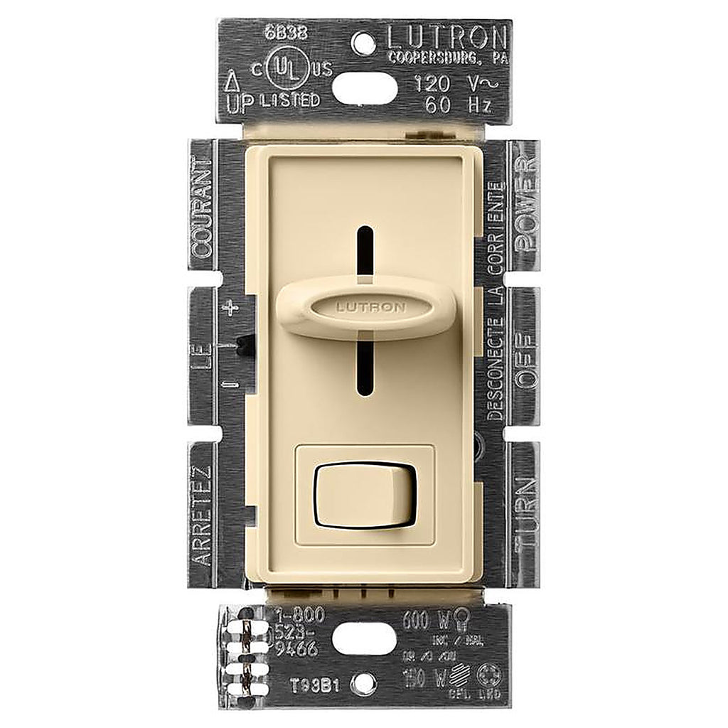 Lutron SCL-153PH-IV Skylark Ivory 150 watt 3-Way Dimmer Switch 1/Pack