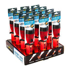 Life Gear LG124 Glow 8 Lumens Red LED Flashlight AA Battery