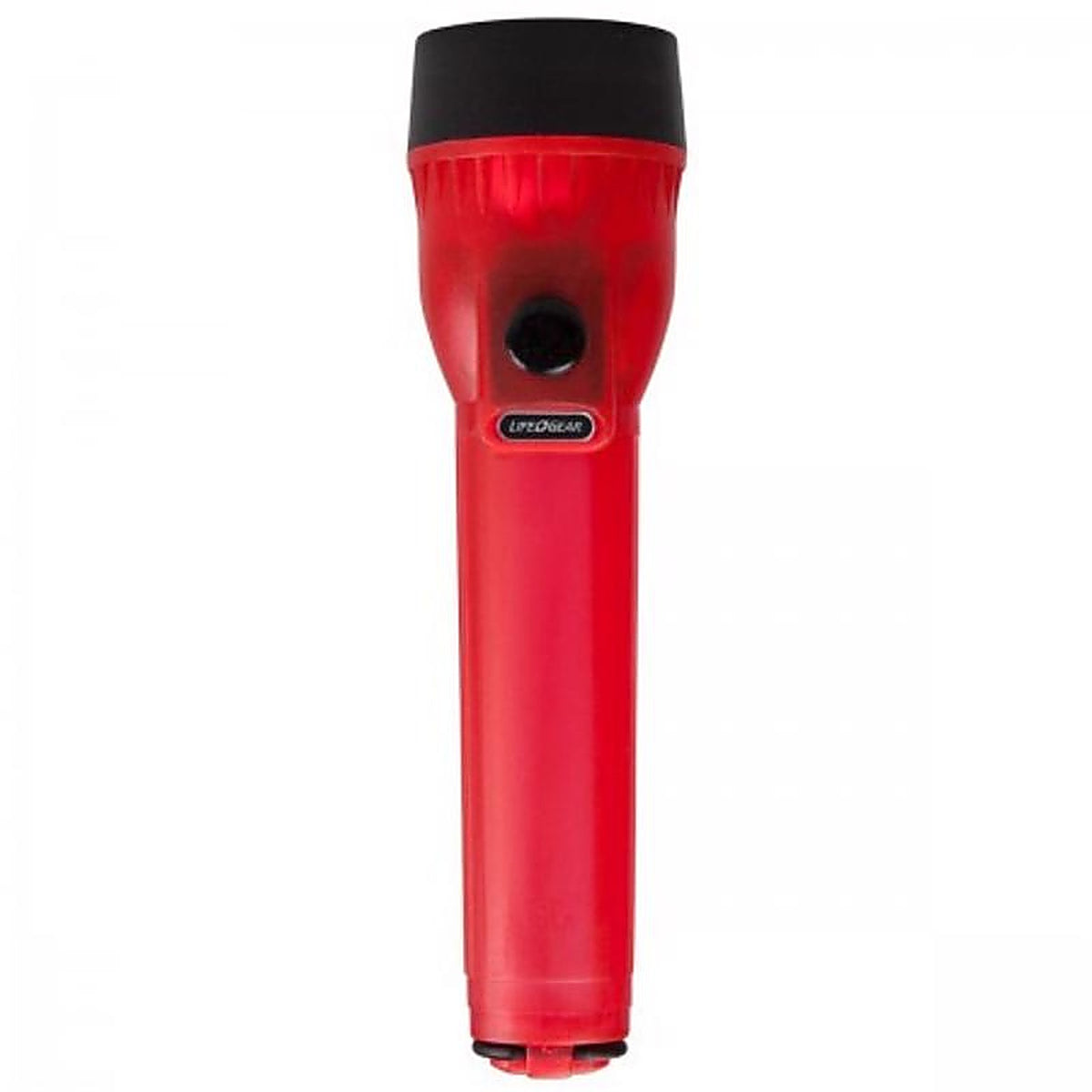 Life Gear LG124 Glow 8 Lumens Red LED Flashlight AA Battery
