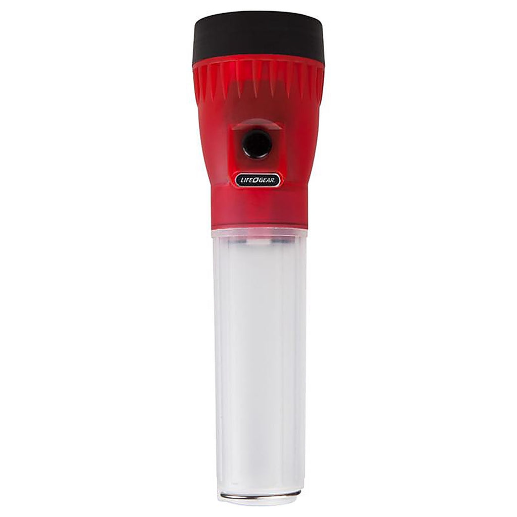 Life Gear LG141 Glow 12 Lumens Red LED Flashlight AA Battery