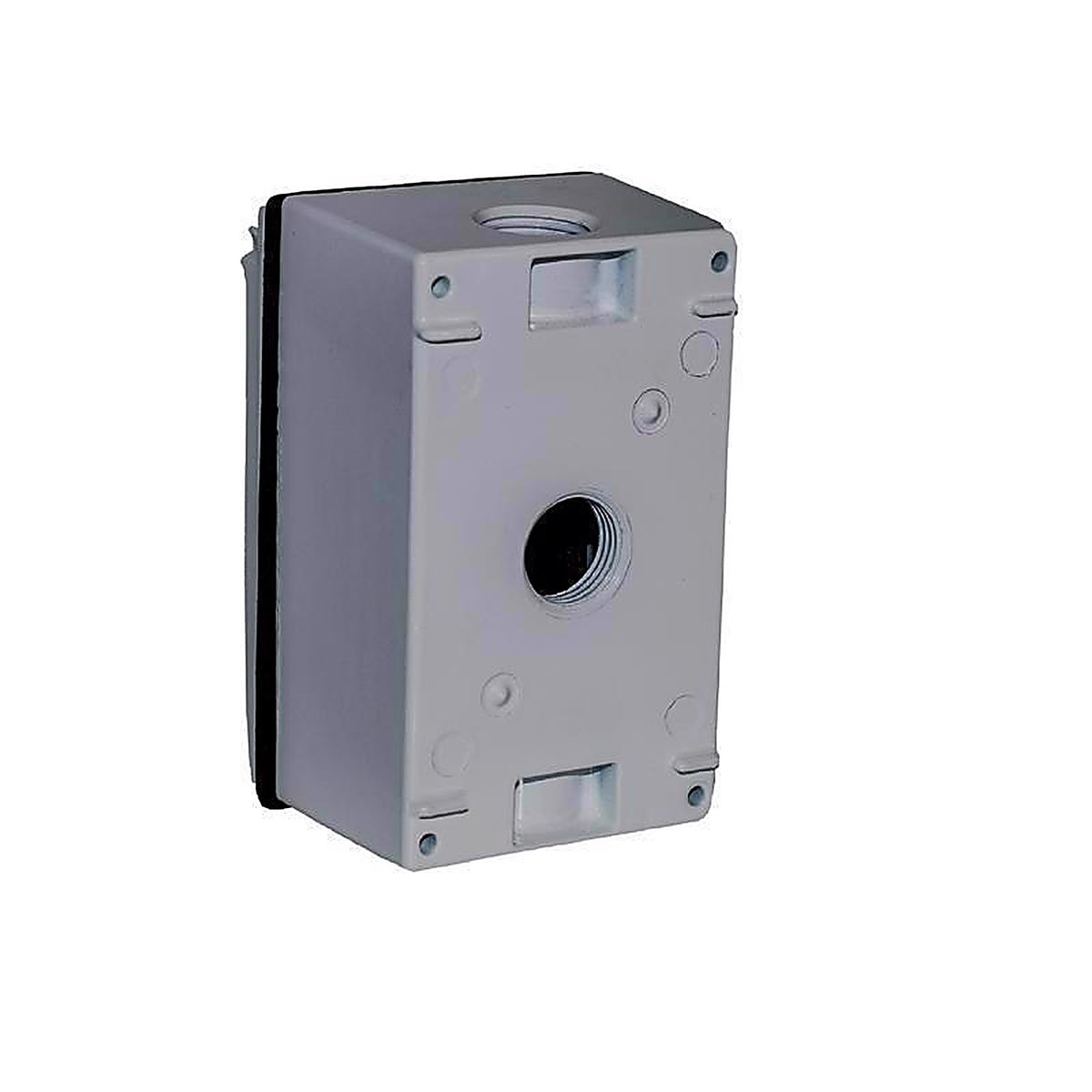 Sigma Electric 16449 Rectangle Metal 1 gang GFCI Outlet Kit For Wet Locations