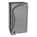 Sigma Electric 16446 Rectangle Metal 1 gang Duplex Outlet Kit For Wet Locations, For Use in Branch Circuit Wiring