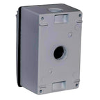 Sigma Electric 16446 Rectangle Metal 1 gang Duplex Outlet Kit For Wet Locations, For Use in Branch Circuit Wiring