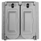 Sigma Electric 14945 Square Plastic 2 gang Universal Cover For Wet Locations
