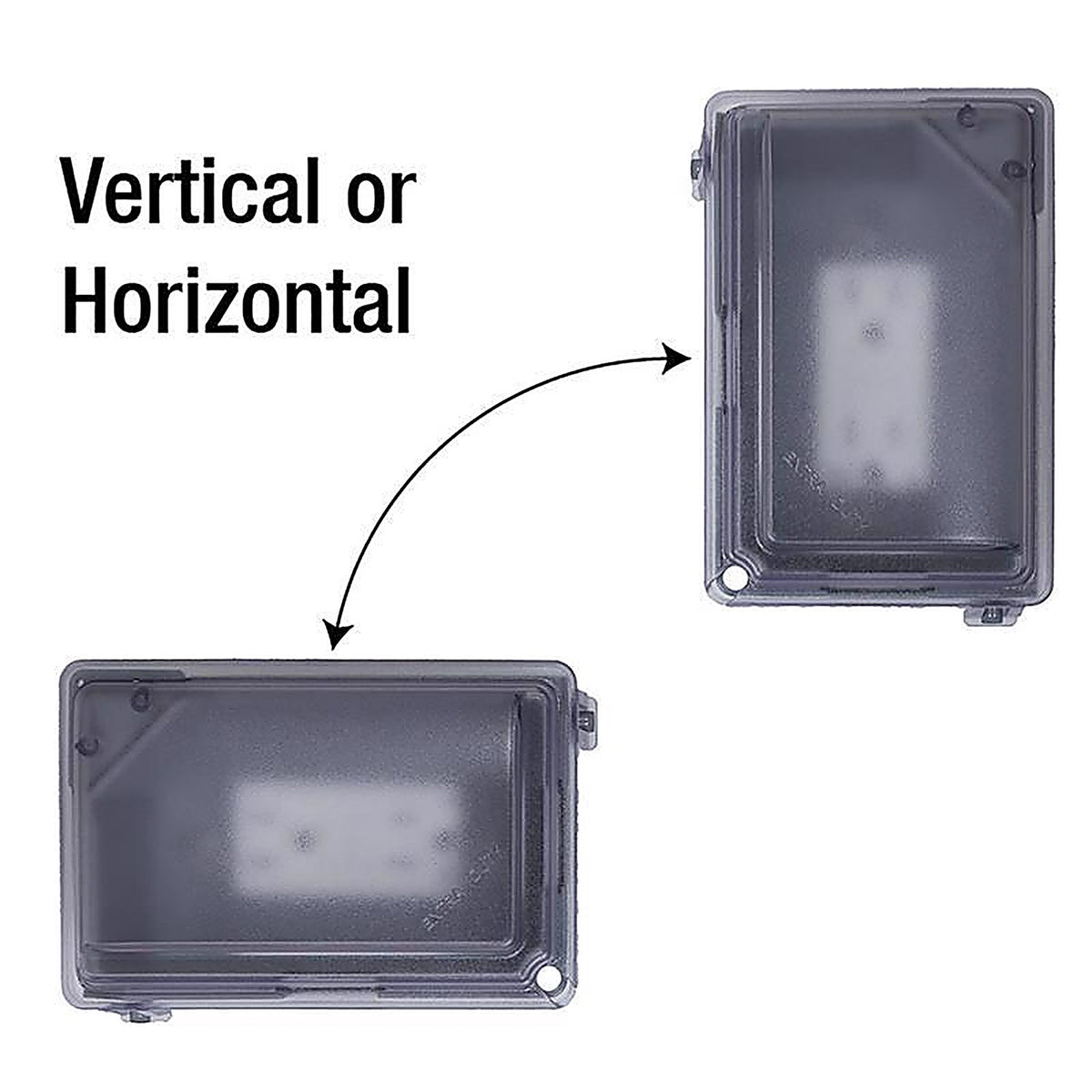 Sigma Electric 14414CLM Rectangle Plastic 1 gang Weatherproof Cover