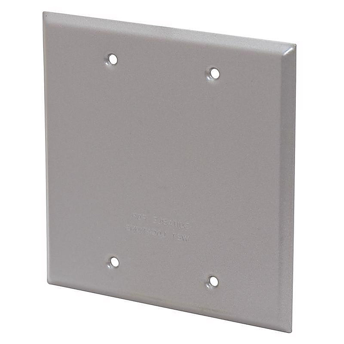 Sigma Electric 14340 Square Steel 2 gang Flat Box Cover For Wet Locations