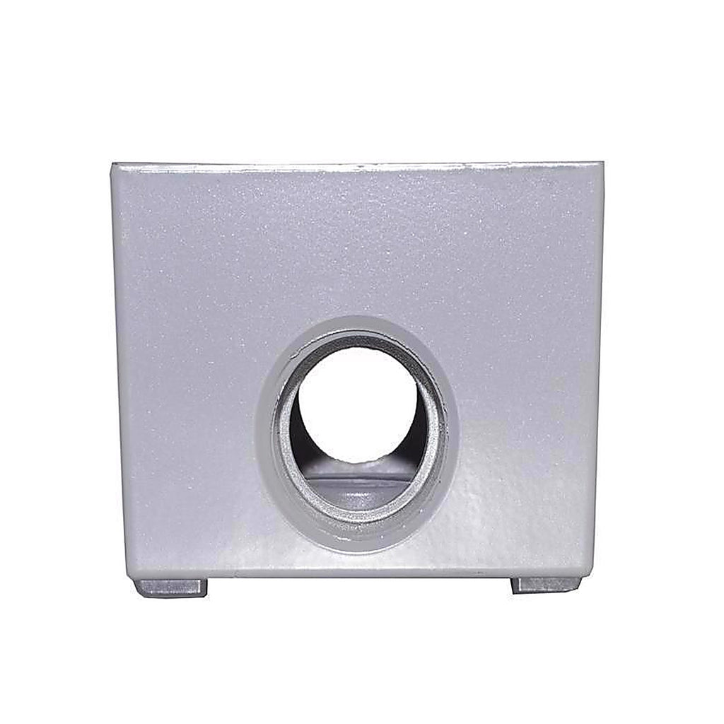 Sigma Electric 14252 4-1/2 in. Rectangle Metallic 1 gang Weatherproof Box Gray