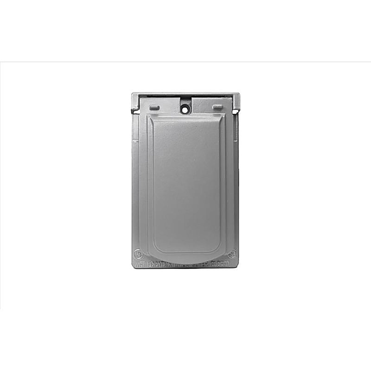 Sigma Electric 14248 Rectangle Metal 1 gang Vertical GFCI Cover For Wet Locations