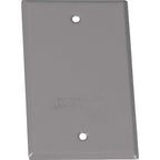 Sigma Electric 14240 Rectangle Steel 1 gang Flat Box Cover For Wet Locations