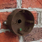 Sigma Electric 143854BR 2-5/16 in. Round Metallic Weatherproof Box Bronze