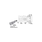 Sigma Electric 14330WH Switch Controlled White Lamp Holder Kit Hardwired
