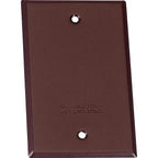 Sigma Electric 14240BR Rectangle Steel 1 gang Flat Box Cover For Wet Locations