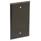 Sigma Electric 14240BR Rectangle Steel 1 gang Flat Box Cover For Wet Locations
