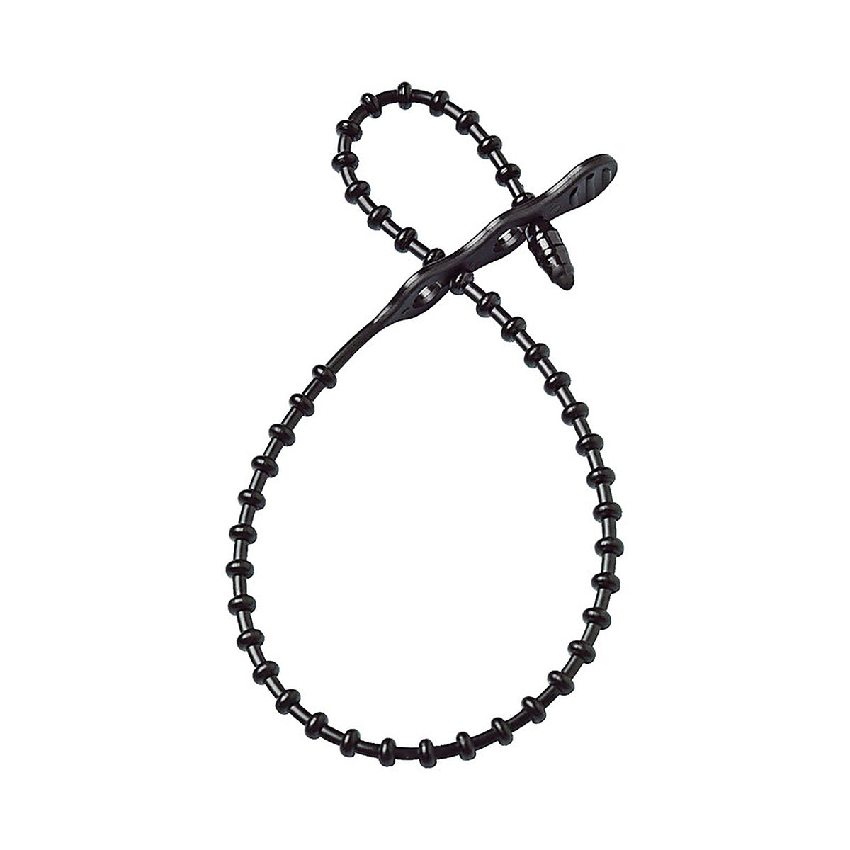 Gardner Bender 45-8BEADBK 8 in. L Black Beaded Cable Tie 15/Pack