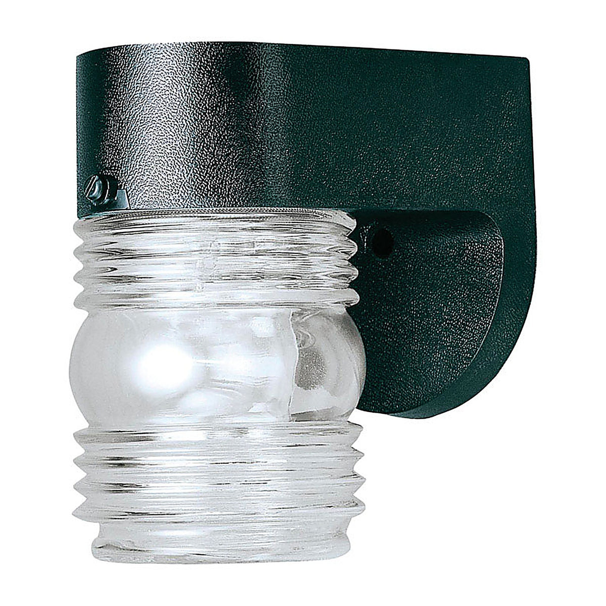 Westinghouse 66800 Gloss Black Switch Incandescent Jelly Jar Light