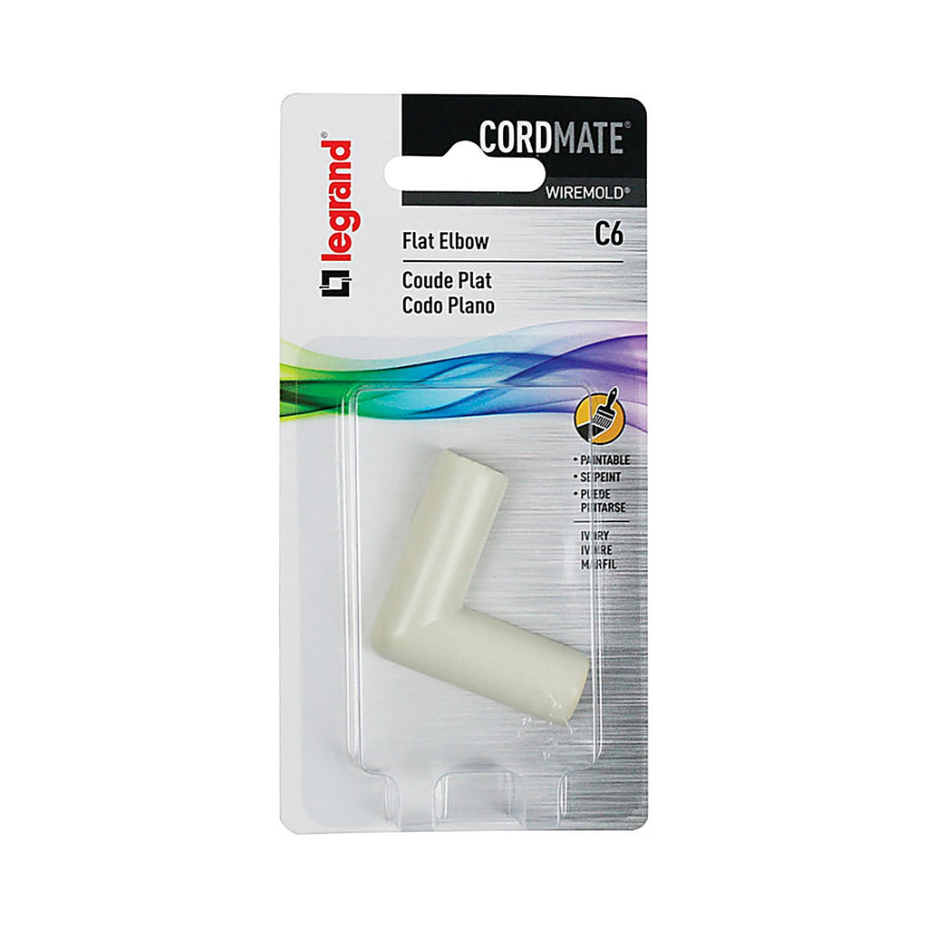 Cordmate C6 2 3/4 in. Dia. Plastic Electrical Conduit Elbow For AC, MC and RWFMC Cable 1/Pack