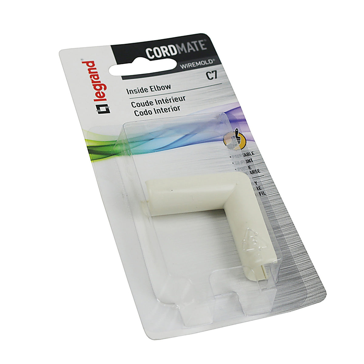 Cordmate C7 2 3/4 in. Dia. Plastic Electrical Conduit Elbow For AC, MC and RWFMC Cable 10/Pack