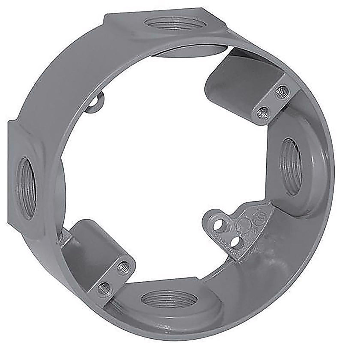 Sigma Electric 14236 4-3/16 in. Round Metallic Extension Ring Gray