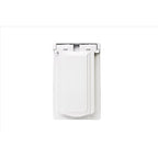 Sigma Electric 14248WH Rectangle Metal 1 gang Vertical GFCI Cover For Wet Locations