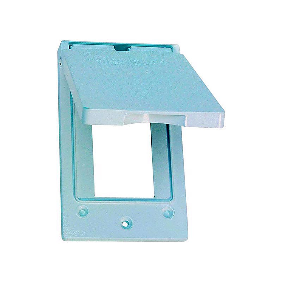 Sigma Electric 14248WH Rectangle Metal 1 gang Vertical GFCI Cover For Wet Locations