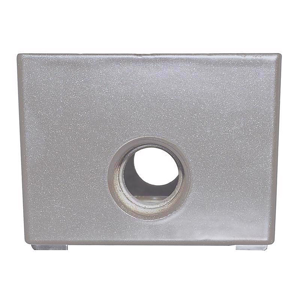Sigma Electric 14251-5X 4-1/2 in. Rectangle Metallic 1 gang Weatherproof Box Gray