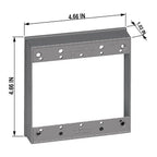 Sigma Electric 14323 4-5/8 in. Square Metallic Extension Ring Gray