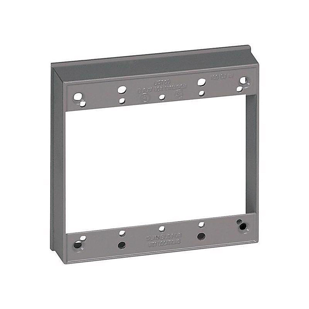 Sigma Electric 14323 4-5/8 in. Square Metallic Extension Ring Gray