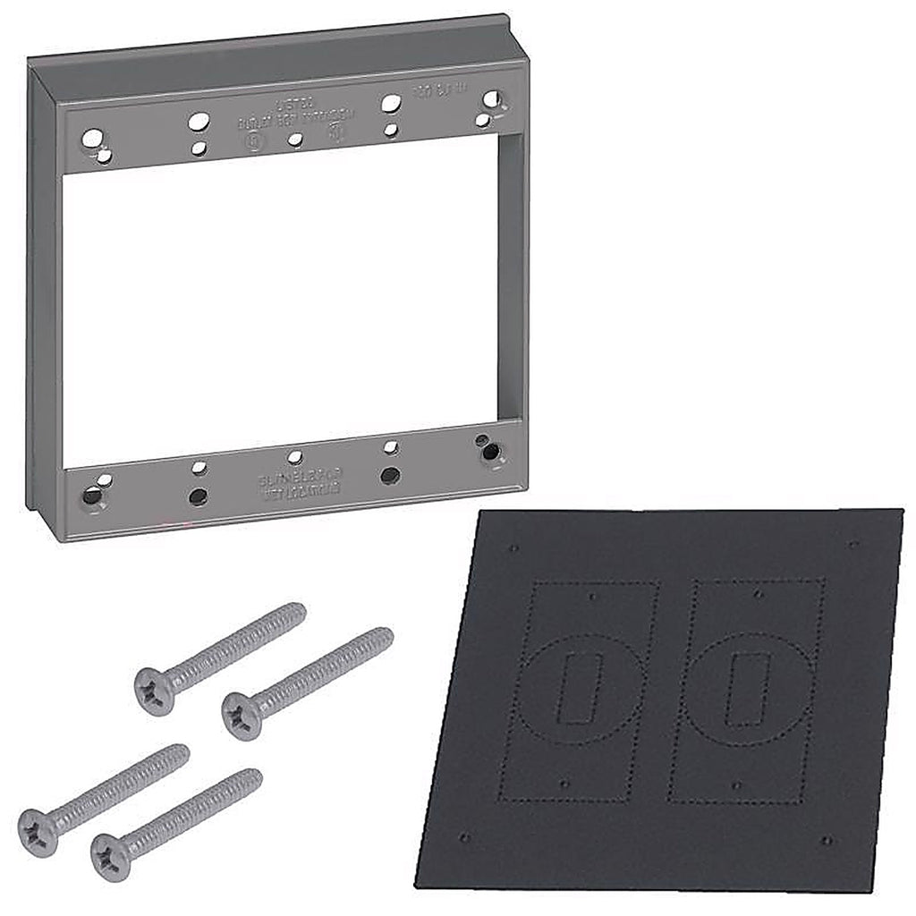 Sigma Electric 14323 4-5/8 in. Square Metallic Extension Ring Gray