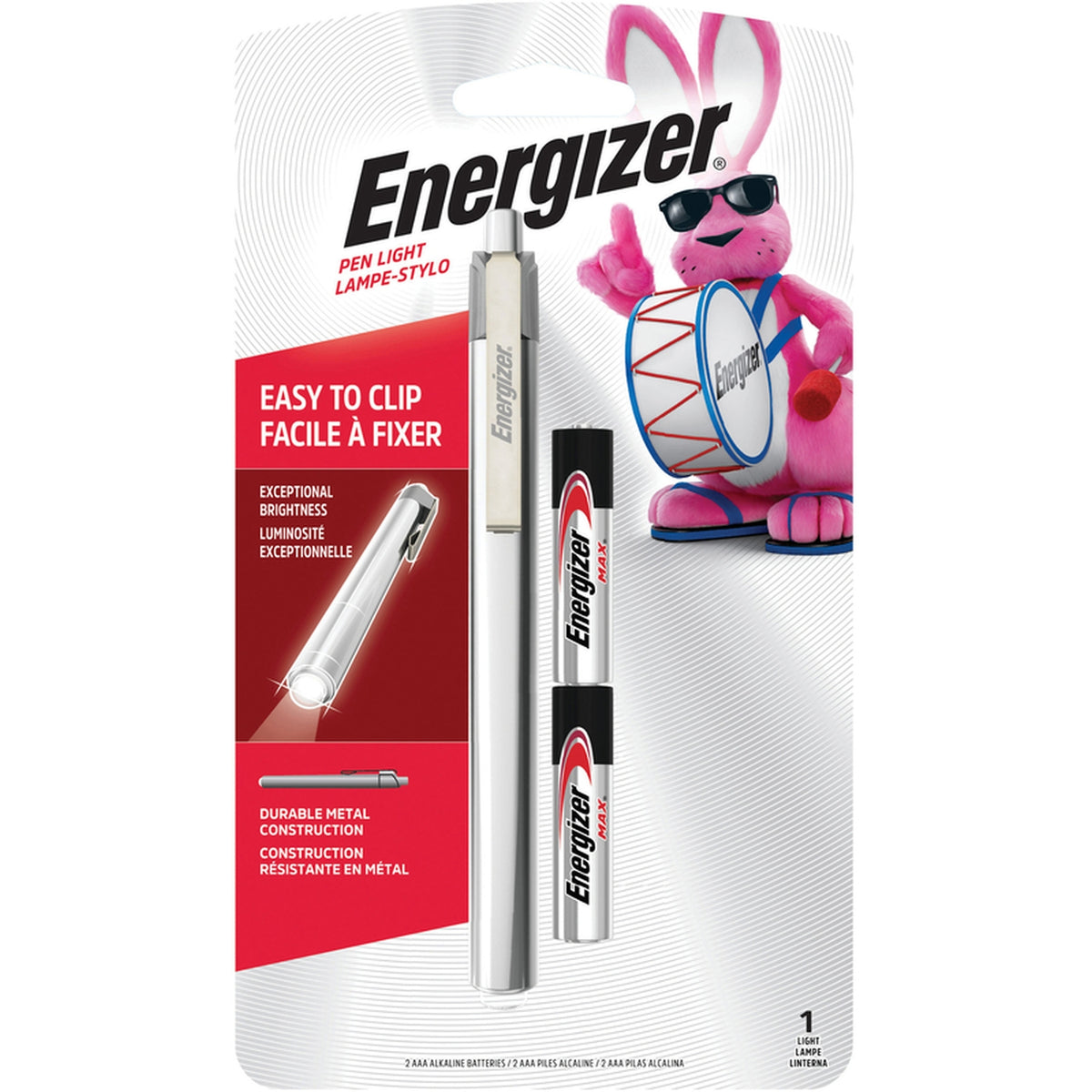 Energizer PLED23AEH 35 lumens Gray LED Pen Light AAA Battery
