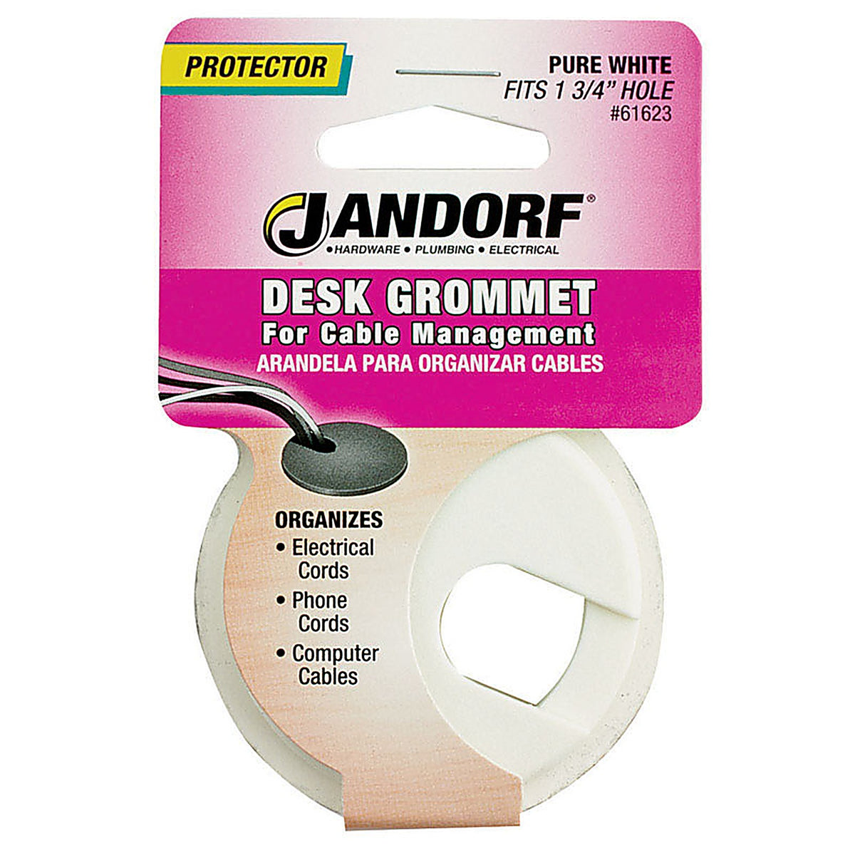 Jandorf 61623 1-3/4 in. Computer Grommet 1/Pack