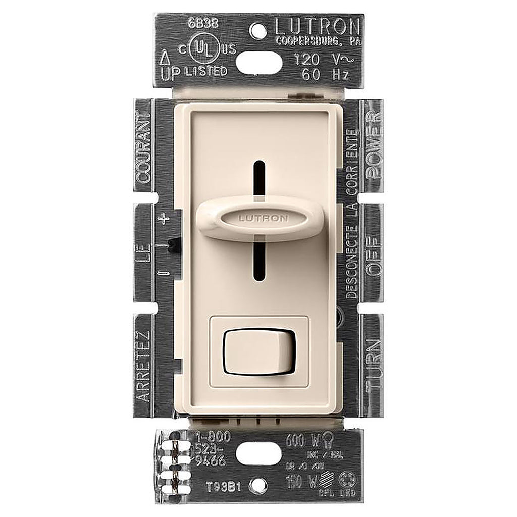 Lutron SCL-153PH-LA Skylark Light Almond 150 watt 3-Way Dimmer Switch 1/Pack