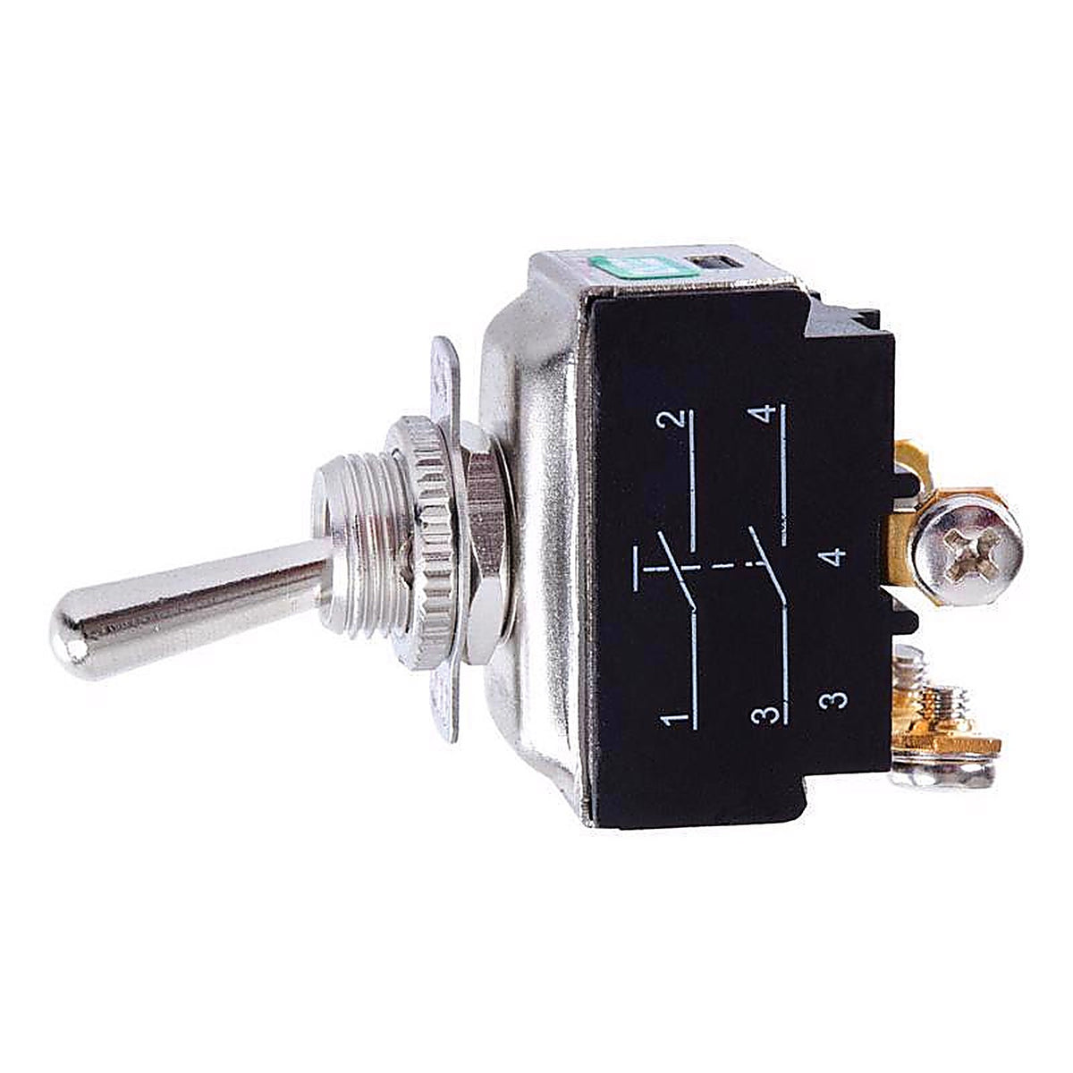 Jandorf 61130 20 amps Double Pole Toggle Power Tool Switch Silver 1/Pack