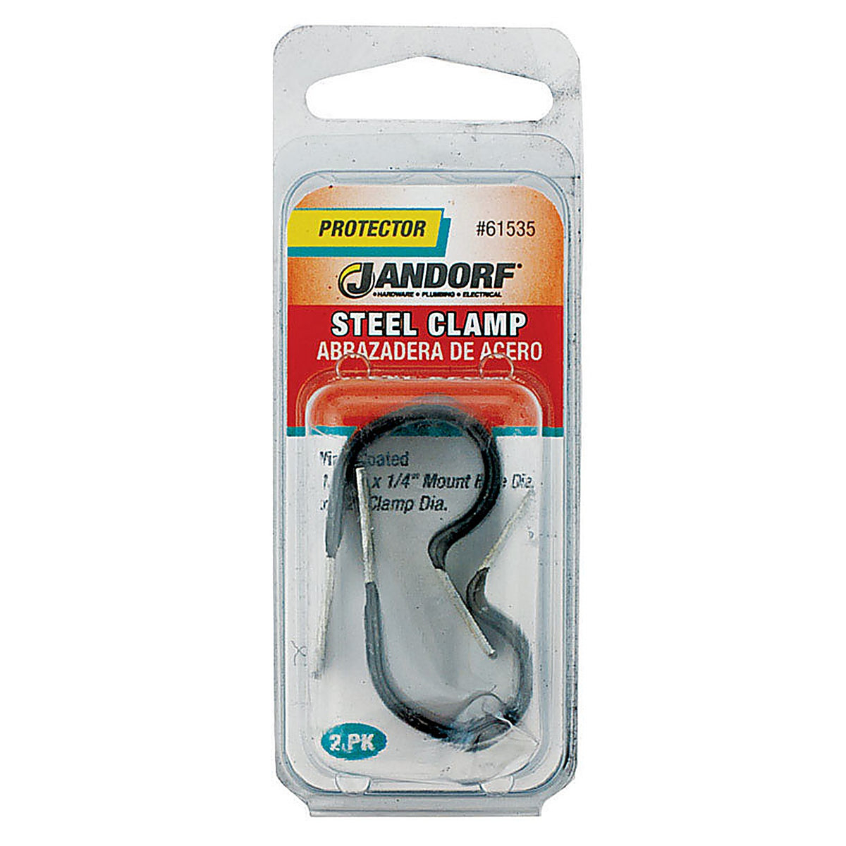 Jandorf 61535 1/2 in. Dia. Steel Clamp 2/Pack