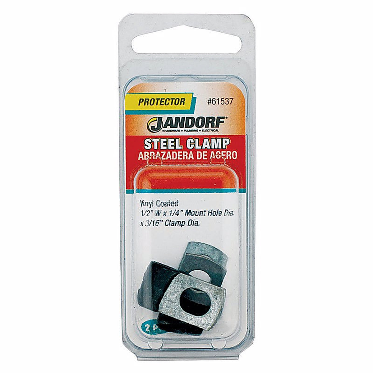 Jandorf 61537 3/16 in. Dia. Steel Clamp 2/Pack