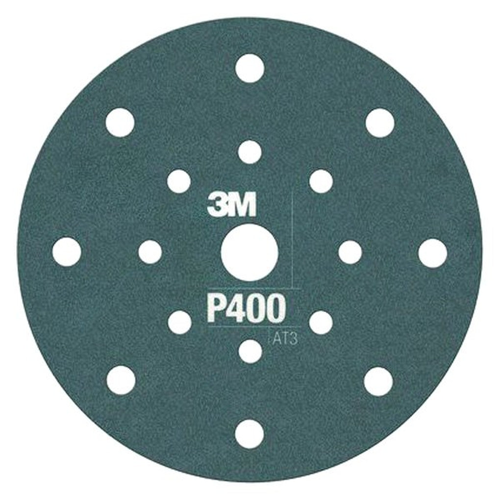 3M 34800 Hookit Flexible Abrasive Disc 270J, 6 in, Dust Free, P400 25/Pack 60455088736