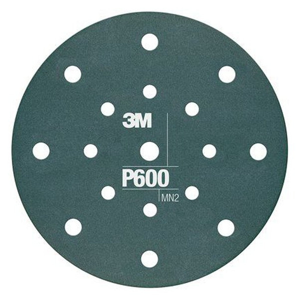 3M 34801 Hookit Flexible Abrasive Disc 270J, 6 in, Dust Free, P600 25/Pack 60455088744