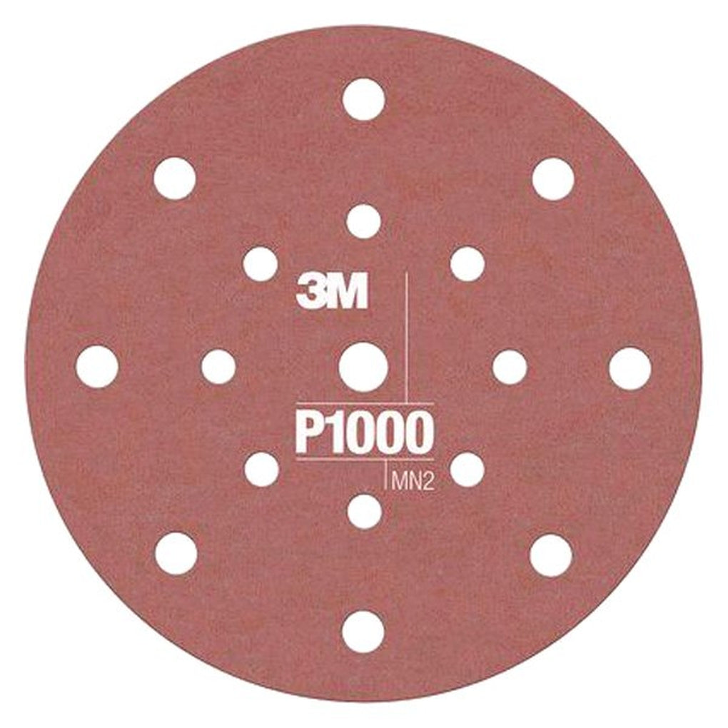 3M 34803 Hookit Flexible Abrasive Disc 270J, 6 in, Dust Free, P1000 25/Pack 60455088769