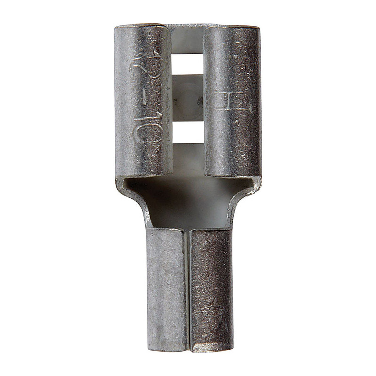 Jandorf 60824 12-10 Ga. Uninsulated Wire Female Disconnect Silver 5/Pack