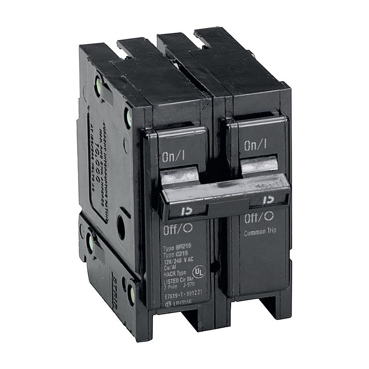 Cutler-Hammer BR215 15 amps Plug In 2-Pole Circuit Breaker
