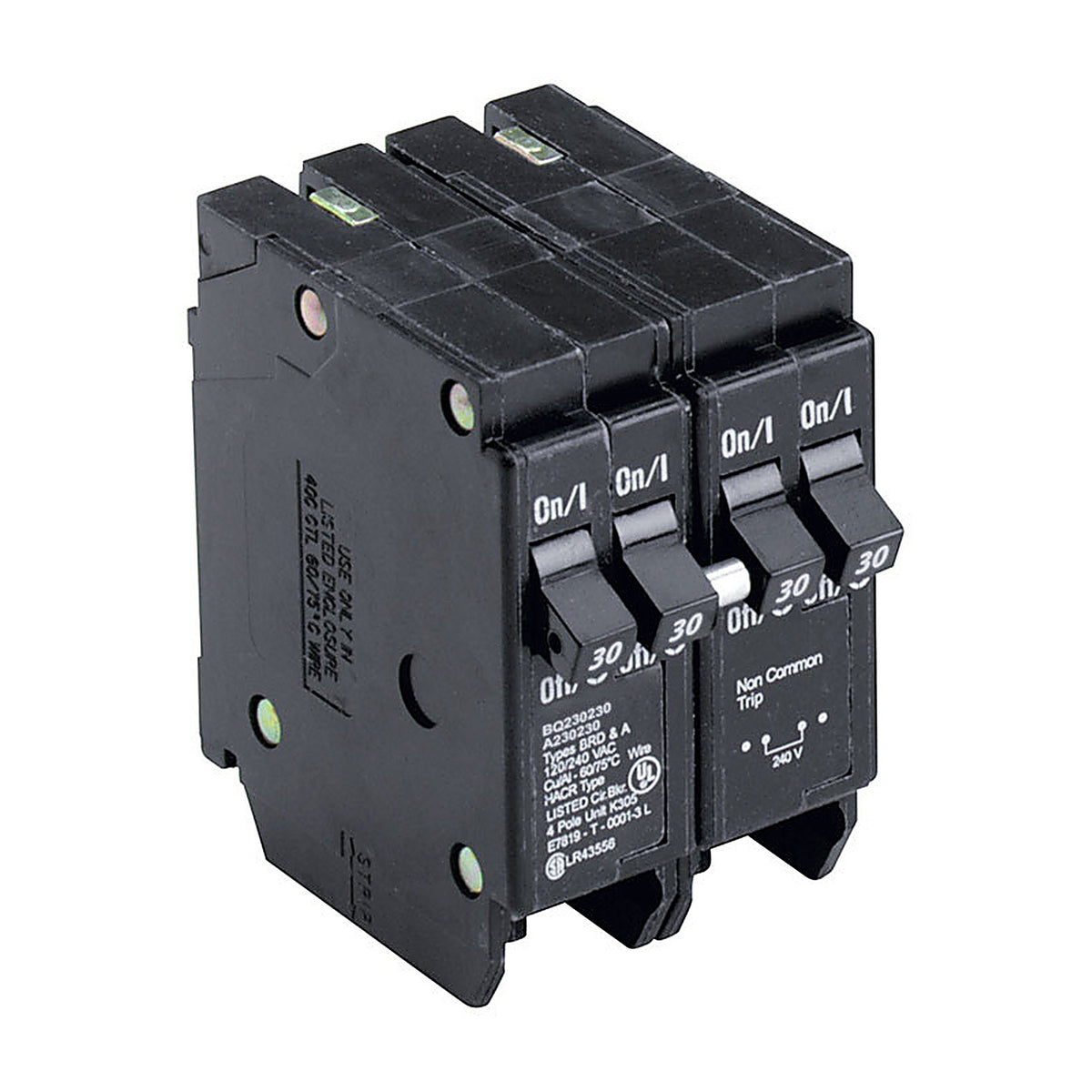 Cutler-Hammer BQ230230 30/30 amps Plug In 4-Pole Circuit Breaker