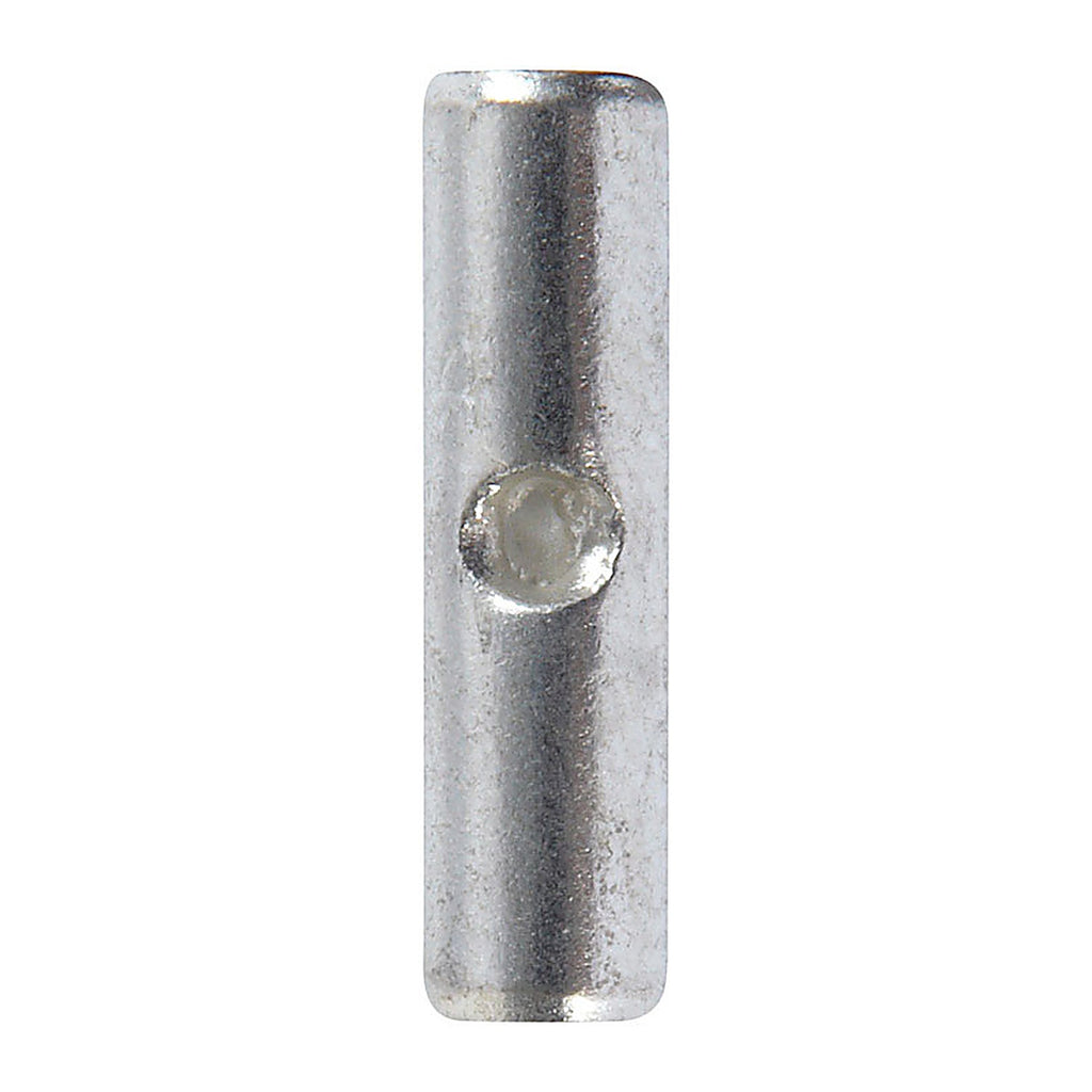 Jandorf 60857 16-14 Ga. Uninsulated Wire Terminal Butt Splice Silver 5/Pack