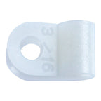 Jandorf 61464 3/16 in. Dia. Nylon Cable Clamp 4/Pack