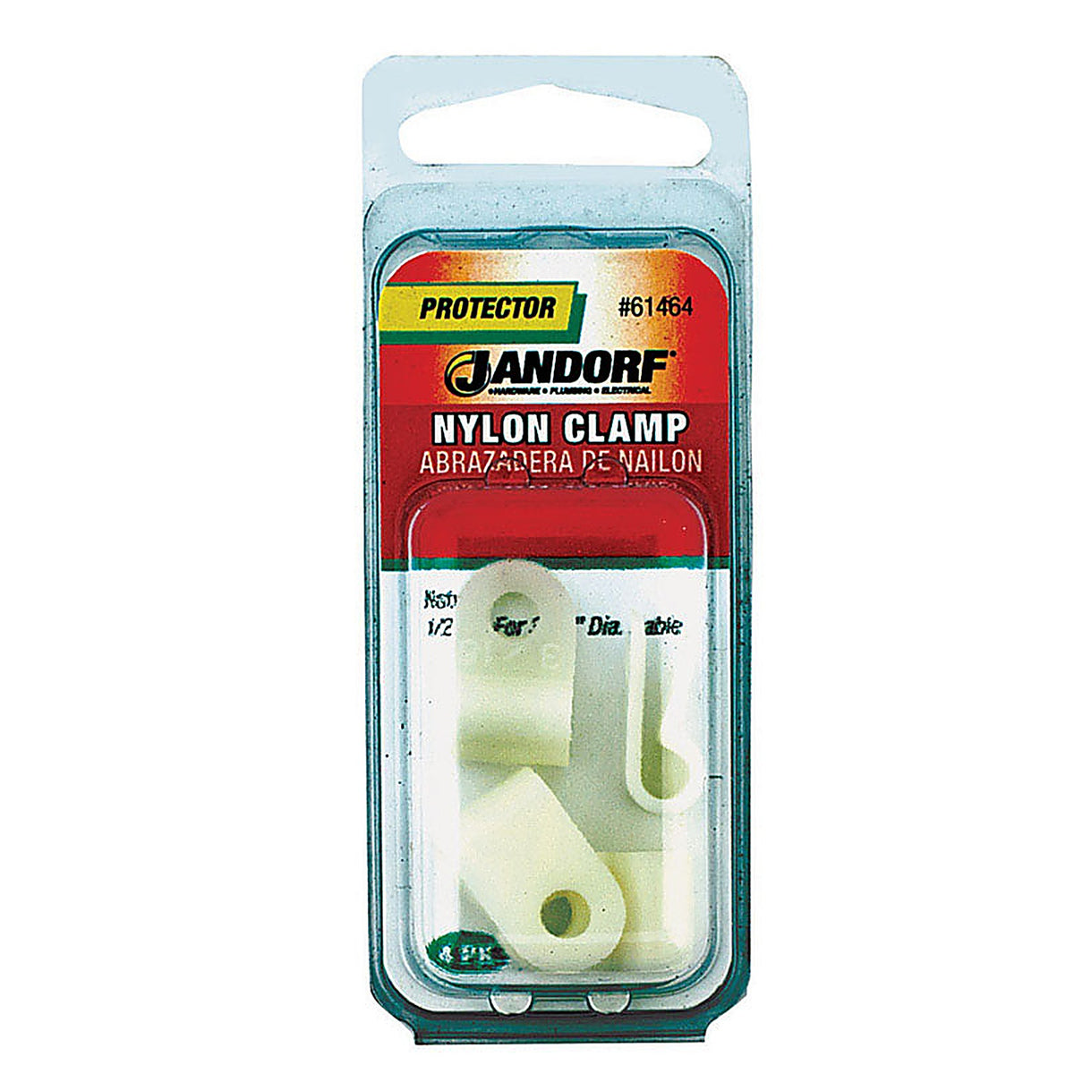 Jandorf 61464 3/16 in. Dia. Nylon Cable Clamp 4/Pack