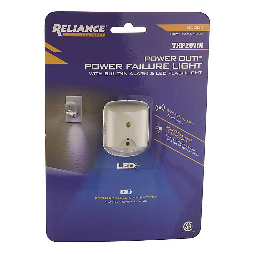 Reliance THP207M Power Out 100 lumens White LED Flashlight
