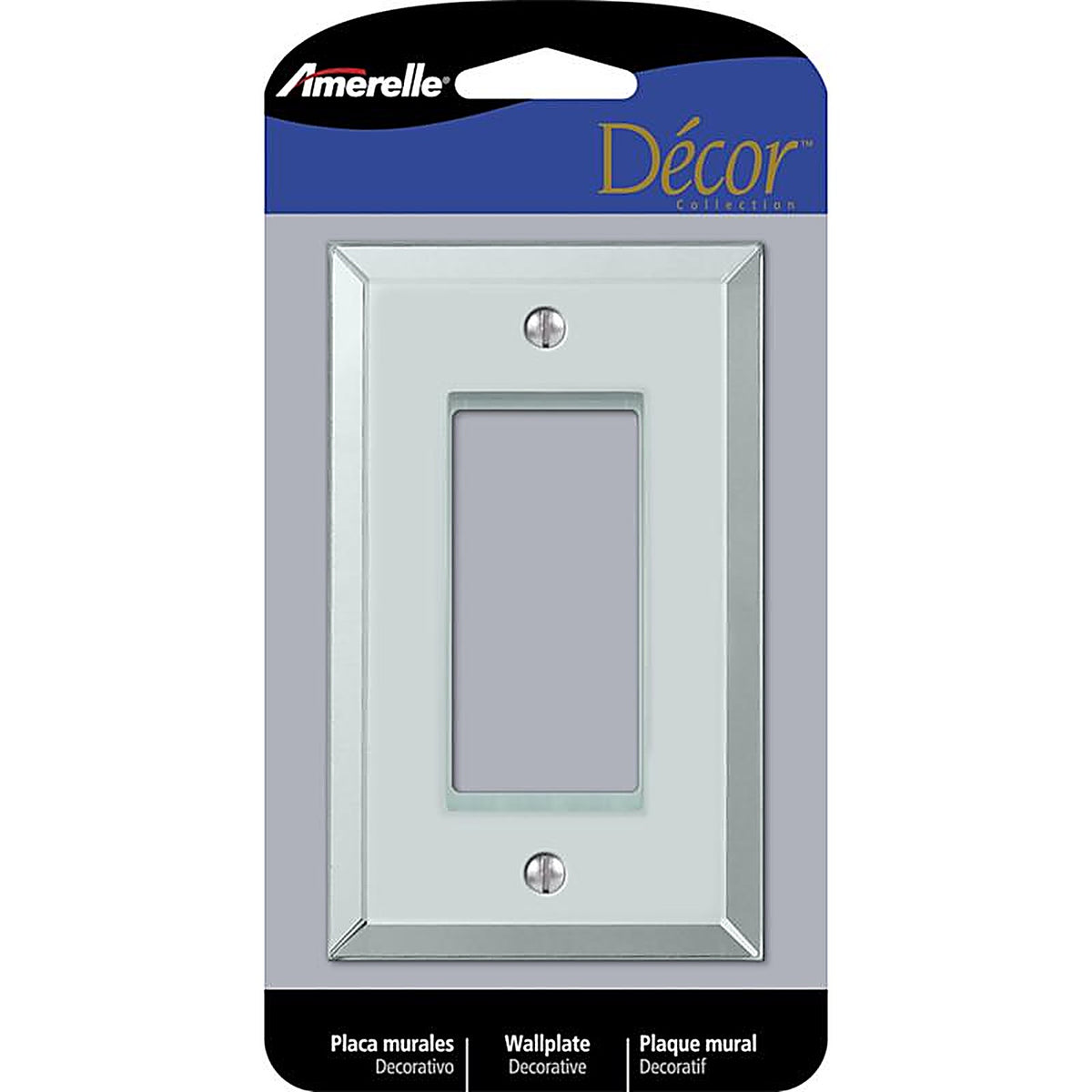 Amerelle 66R Clear 1 gang Acrylic Rocker Wall Plate 1/Pack