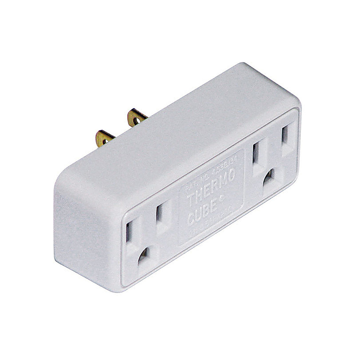 Thermocube TC-1 Non-Polarized 2 outlets Outlet Converter Surge Protection 1/Pack