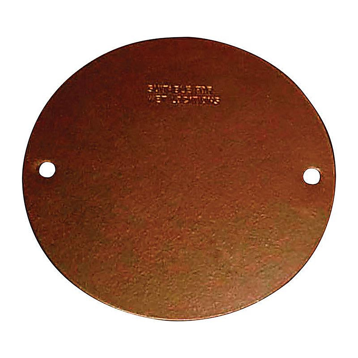 Sigma Electric 14241BR Round Steel Flat Box Cover For Wet Locations