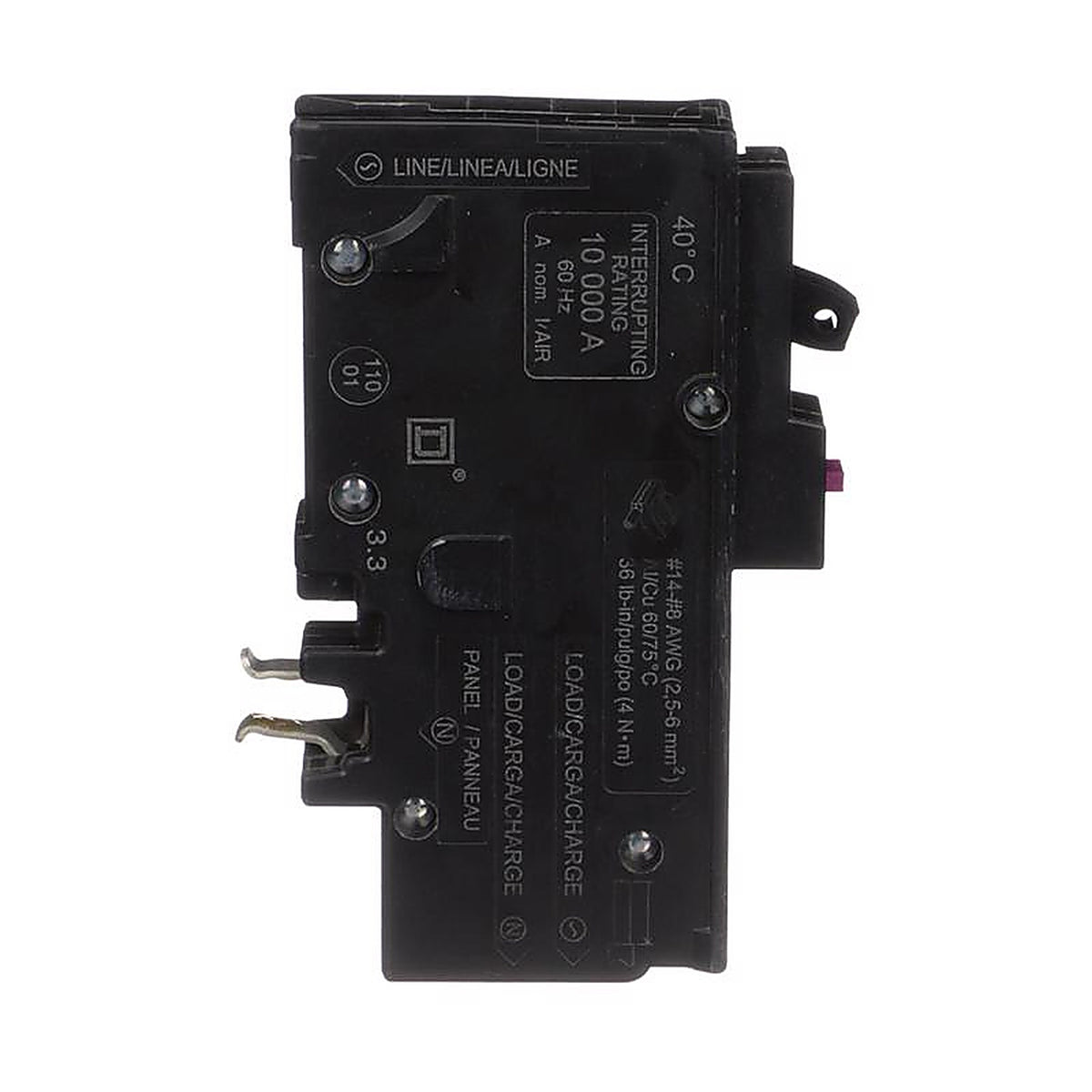 Square D HOM120PDFC 20 amps Arc Fault/Ground Fault Single Pole Circuit Breaker