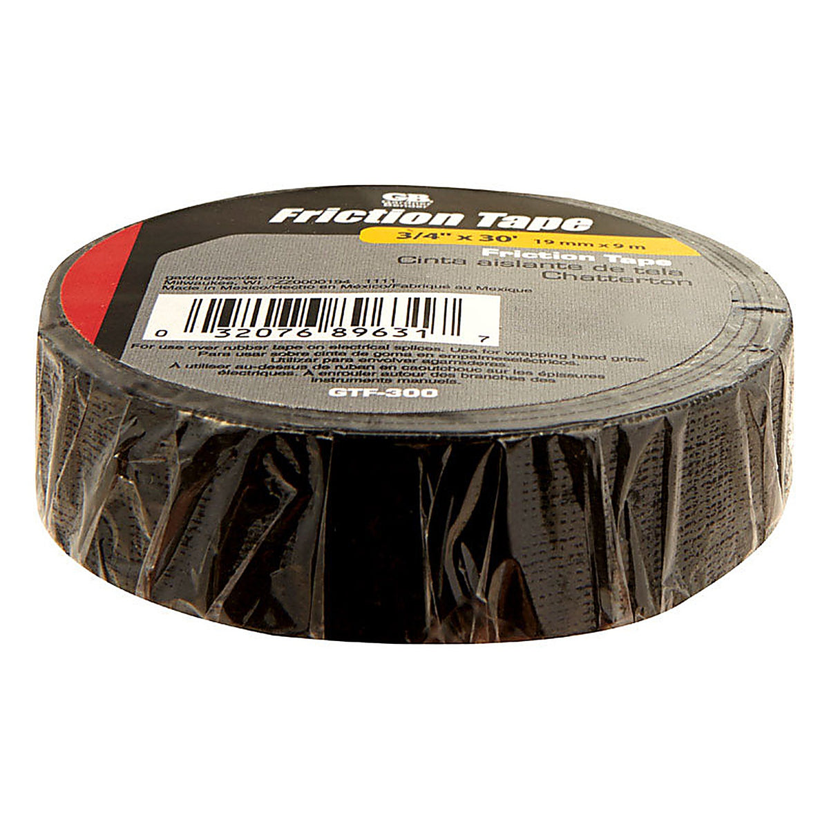 Gardner Bender GTF-300N 3/4 in. W x 30 ft. L Black Friction Tape
